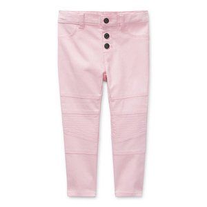 Okie Dokie - Toddler Girls Moto Pink Slim Jean